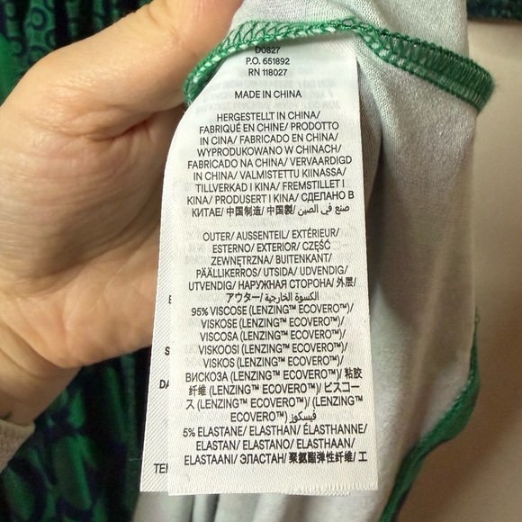 BODEN Jersey Maxi Wrap Dress in Geo Valley - Picture 8 of 10